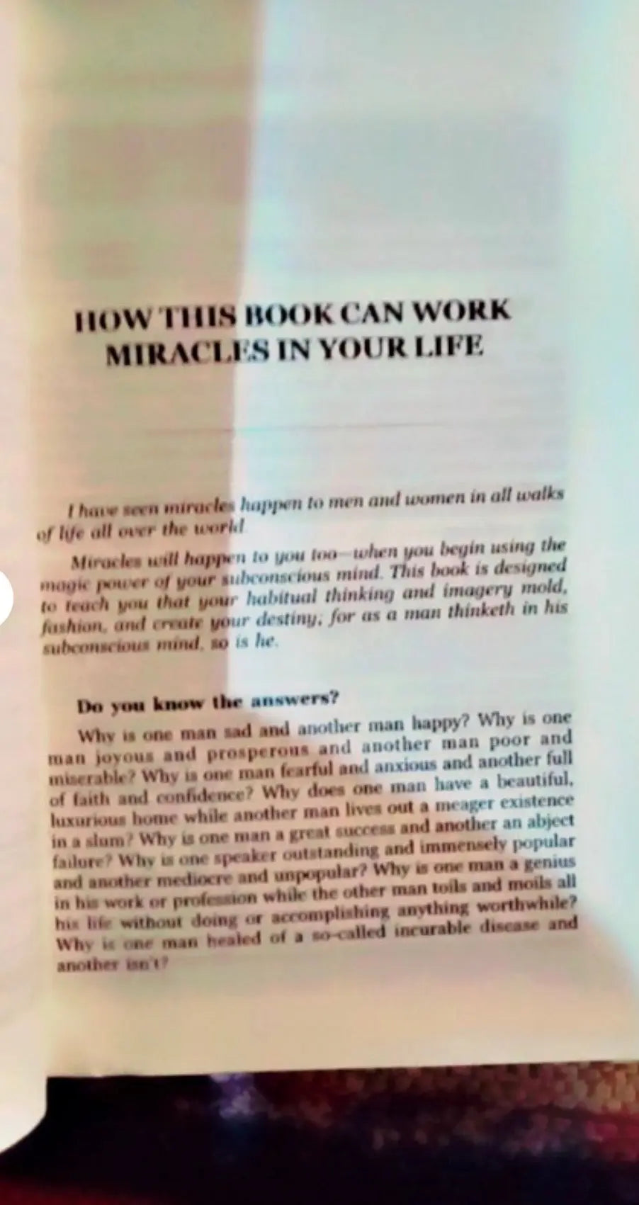 The Power of Your Subconscious Mind by Joseph Murphy SHANIVERSE
