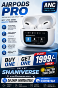 BUY 1 GET 1 ! True noise cancellation AirPods with Led display SHANIVERSE