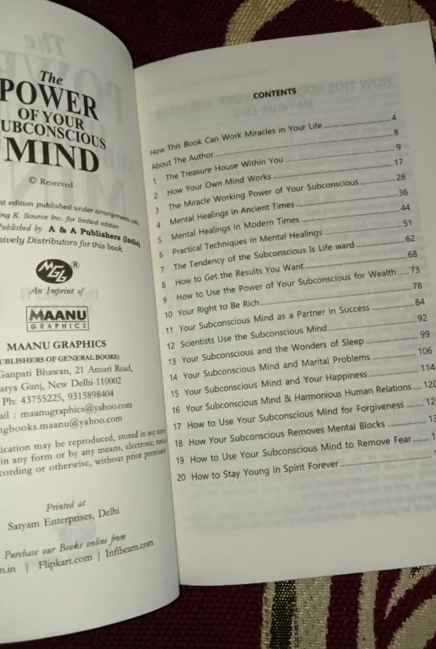 The Power of Your Subconscious Mind by Joseph Murphy SHANIVERSE