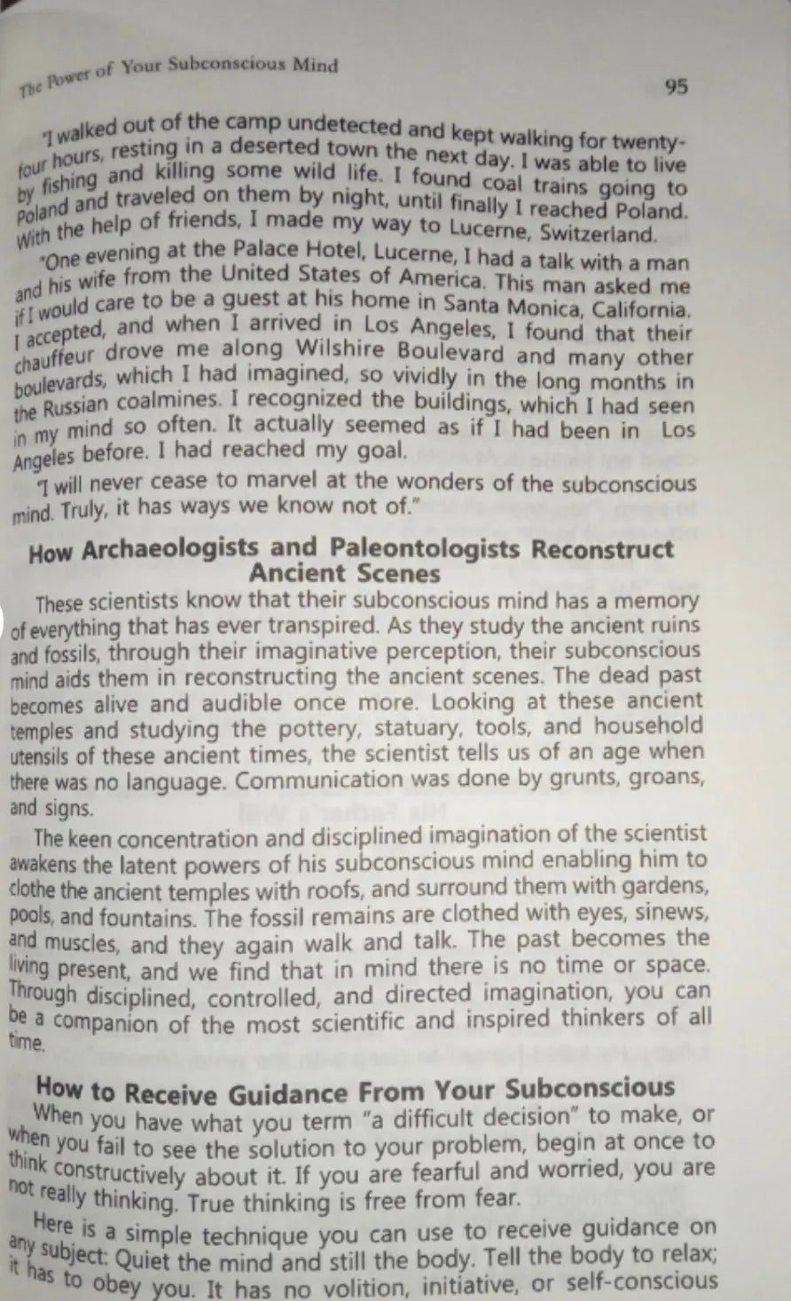 The Power of Your Subconscious Mind by Joseph Murphy SHANIVERSE