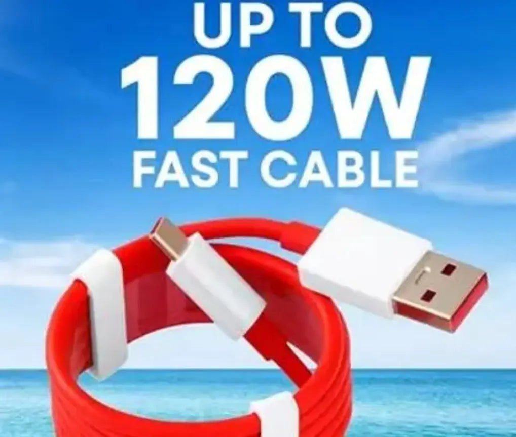 120W Super Fast Charging Cable | Type-C Data Cable | Heavy Duty Fast Charge & Sync | Durable Tangle-Free Wire SHANIVERSE