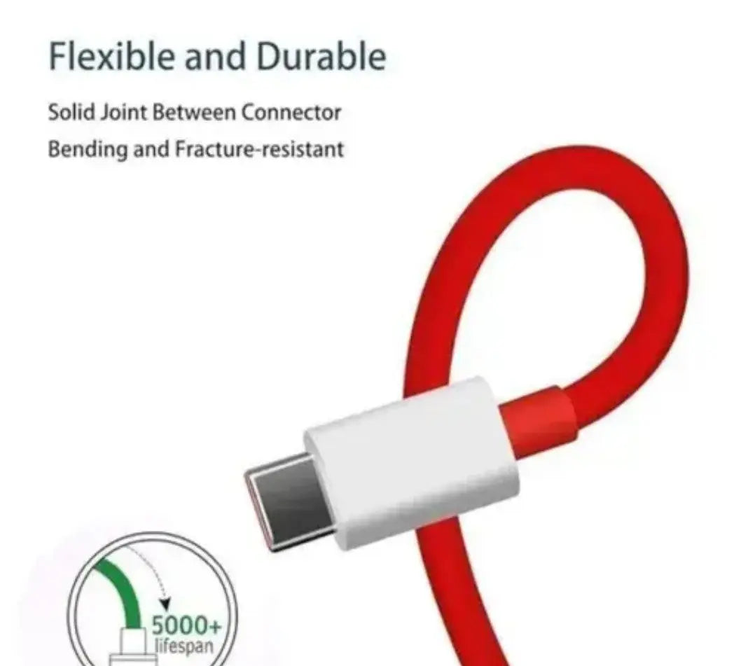 5A fast Charging Type-C Fast Charging & Data Transfer Cable, Compatible with all Smartphones & Tablet – 1 meter length - Red - Pack of 2 SHANIVERSE