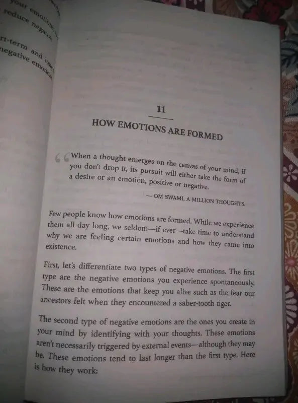 Master Your Emotions : A Practical Guide to Overcome Negativity And Better Manage Your Feelings SHANIVERSE