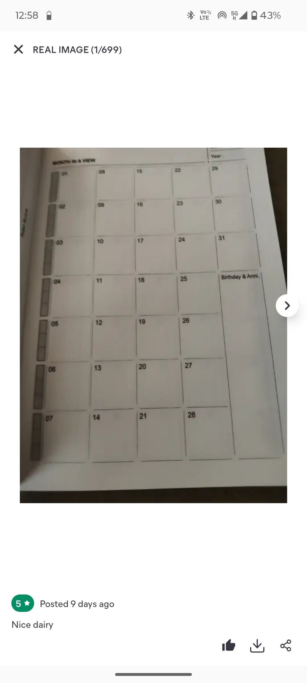 Motivational Theme "Be Stronger than Your Excuses" Planner/ Diary/ Notebook SHANIVERSE