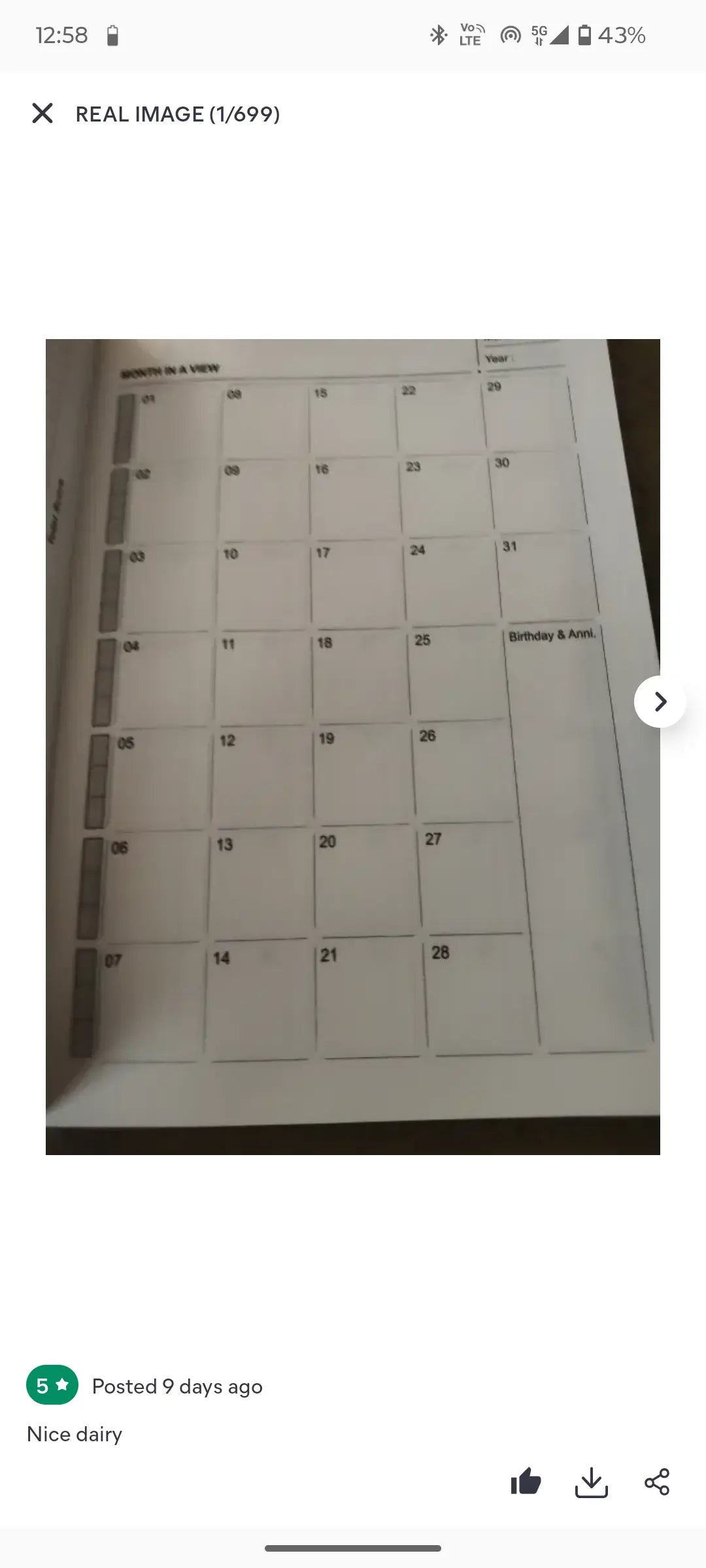 Motivational Theme "Be Stronger than Your Excuses" Planner/ Diary/ Notebook SHANIVERSE